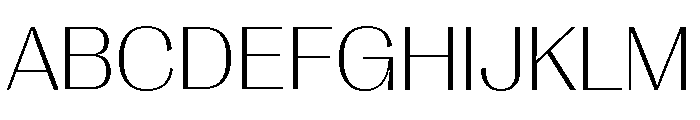 Right Gothic Wide Variable Font UPPERCASE