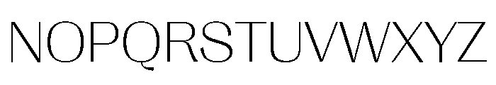 Right Gothic Wide Variable Font UPPERCASE