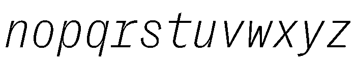Right Grotesk Mono Variable 2 Font LOWERCASE