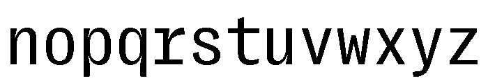 Right Grotesk Mono Variable 5 Font LOWERCASE