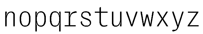 Right Grotesk Mono Variable Font LOWERCASE