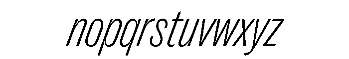 Right Grotesk Narrow Variable 8 Font LOWERCASE