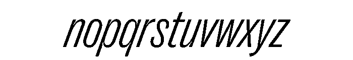 Right Grotesk Narrow Variable 9 Font LOWERCASE