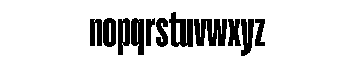 Right Grotesk Tall Variable 7 Font LOWERCASE
