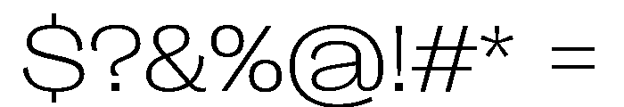Right Grotesk Variable 43 Font OTHER CHARS