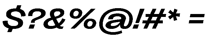 Right Grotesk Variable 95 Font OTHER CHARS