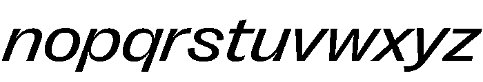 Right Grotesk Wide Variable 10 Font LOWERCASE