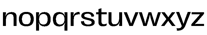 Right Grotesk Wide Variable 3 Font LOWERCASE