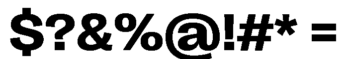 Right Grotesk Wide Variable 5 Font OTHER CHARS