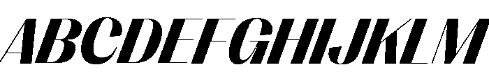 Right Sans Casual Variable 13 Font UPPERCASE