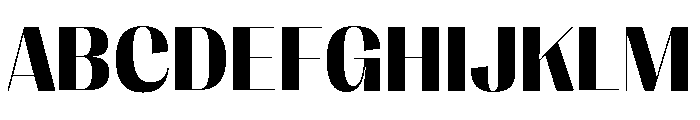 Right Sans Casual Variable 6 Font UPPERCASE