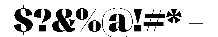 Right Sans Casual Variable 7 Font OTHER CHARS