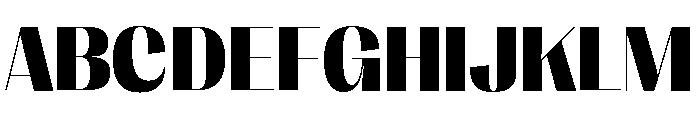 Right Sans Casual Variable 7 Font UPPERCASE