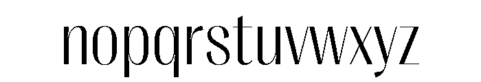 Right Sans Compact Variable 2 Font LOWERCASE