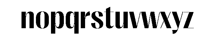 Right Sans Compact Variable 5 Font LOWERCASE