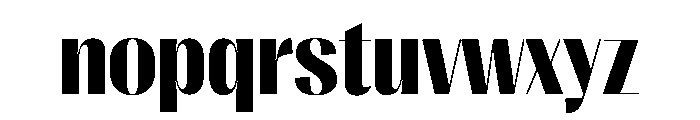 Right Sans Compact Variable 6 Font LOWERCASE