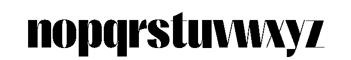 Right Sans Compact Variable 7 Font LOWERCASE