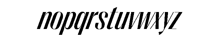 Right Sans Narrow Variable 11 Font LOWERCASE