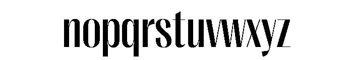 Right Sans Narrow Variable 4 Font LOWERCASE