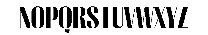 Right Sans Narrow Variable 6 Font UPPERCASE