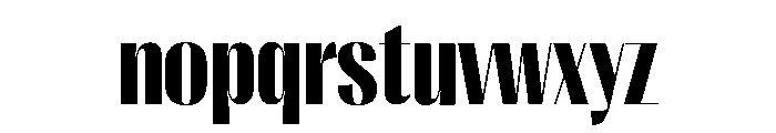 Right Sans Narrow Variable 6 Font LOWERCASE