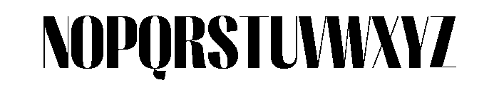 Right Sans Narrow Variable 7 Font UPPERCASE