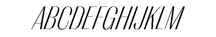 Right Sans Narrow Variable 8 Font UPPERCASE