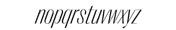 Right Sans Narrow Variable 8 Font LOWERCASE