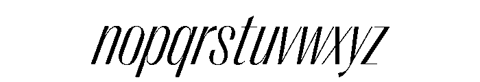 Right Sans Narrow Variable 9 Font LOWERCASE