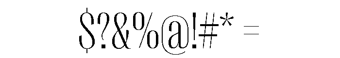 Right Sans Narrow Variable Font OTHER CHARS