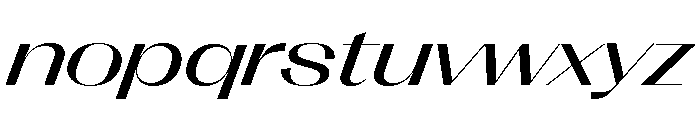 Right Sans Spatial Variable 10 Font LOWERCASE