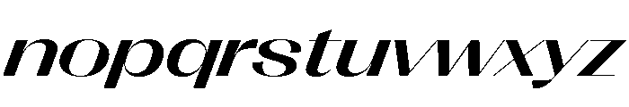 Right Sans Spatial Variable 11 Font LOWERCASE