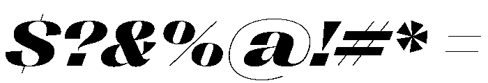 Right Sans Spatial Variable 13 Font OTHER CHARS