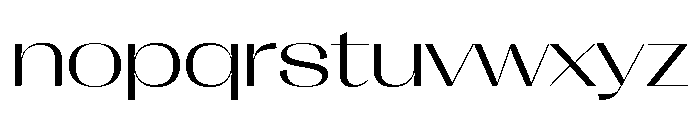 Right Sans Spatial Variable 2 Font LOWERCASE