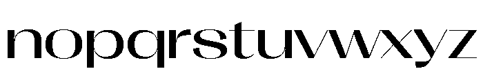 Right Sans Spatial Variable 3 Font LOWERCASE