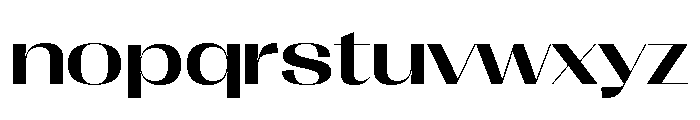 Right Sans Spatial Variable 4 Font LOWERCASE