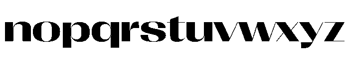 Right Sans Spatial Variable 5 Font LOWERCASE