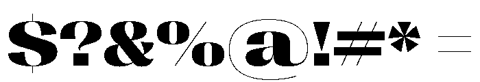Right Sans Spatial Variable 6 Font OTHER CHARS