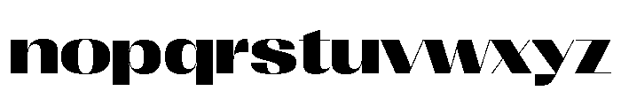Right Sans Spatial Variable 6 Font LOWERCASE
