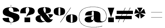 Right Sans Spatial Variable 7 Font OTHER CHARS