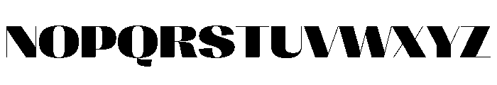 Right Sans Spatial Variable 7 Font UPPERCASE