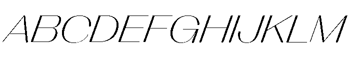 Right Sans Spatial Variable 8 Font UPPERCASE