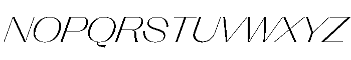 Right Sans Spatial Variable 8 Font UPPERCASE