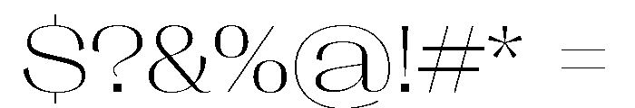 Right Sans Spatial Variable Font OTHER CHARS