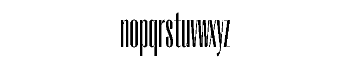 Right Sans Tall Variable 2 Font LOWERCASE
