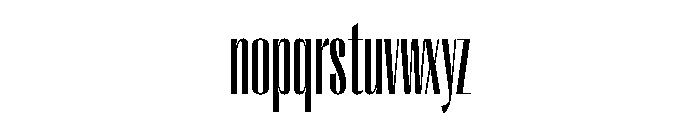 Right Sans Tall Variable 3 Font LOWERCASE