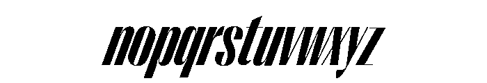 Right Sans Tight Variable 13 Font LOWERCASE
