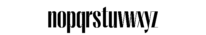 Right Sans Tight Variable 5 Font LOWERCASE