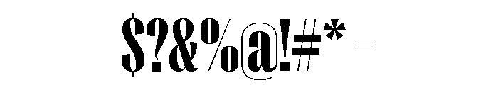 Right Sans Tight Variable 6 Font OTHER CHARS
