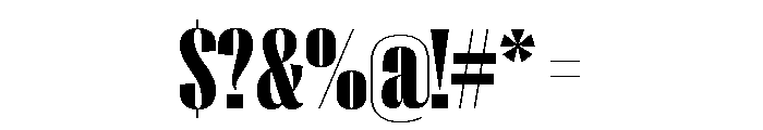 Right Sans Tight Variable 7 Font OTHER CHARS